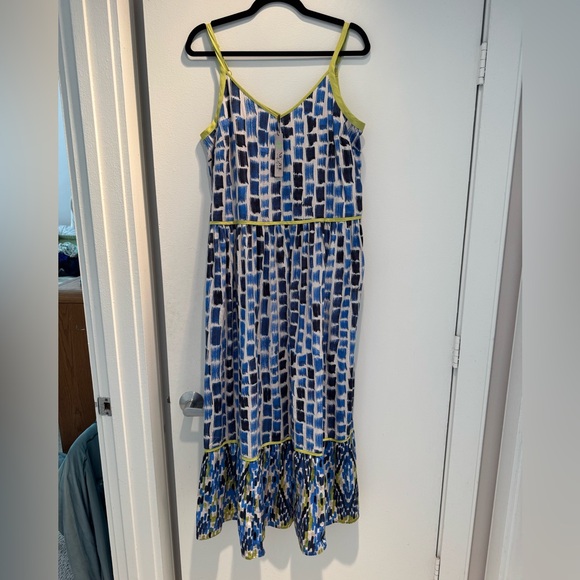 NIC+ZOE Blue and White Dress - Picture 1 of 5